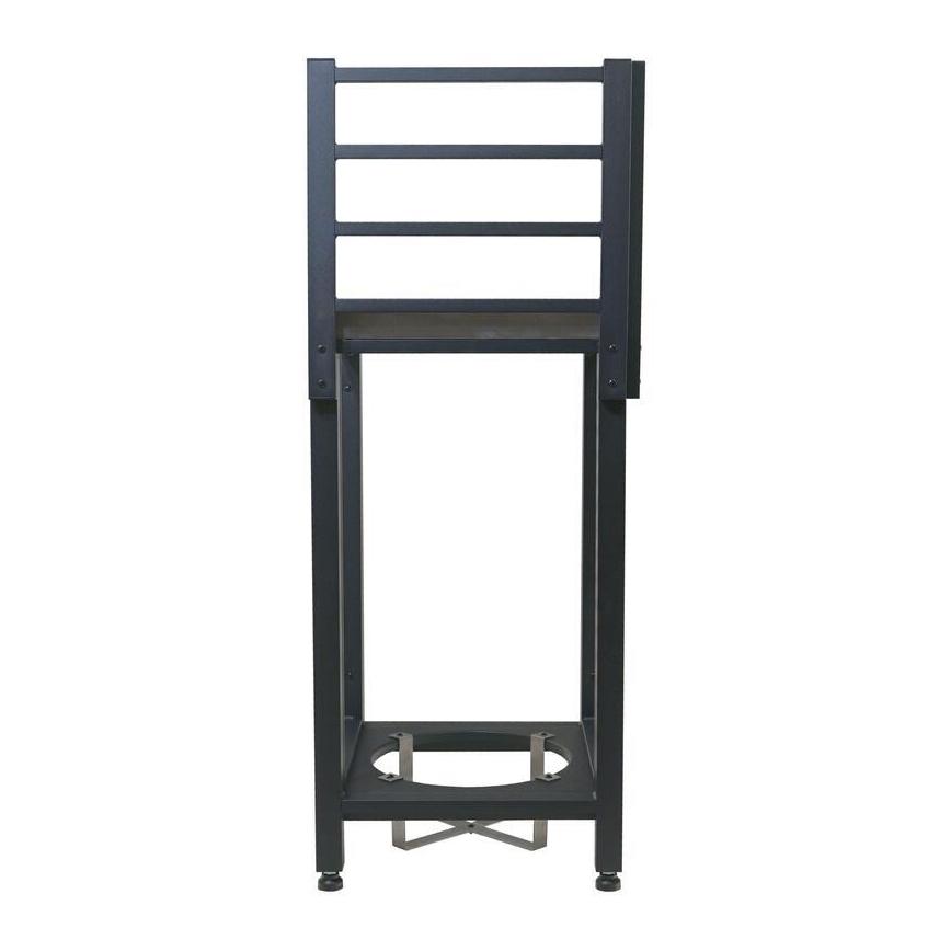 Vonkajší rohový modul 47x47x123 cm čierna/nerezová oceľ