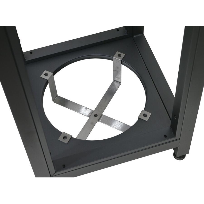 Vonkajší rohový modul 47x47x123 cm čierna/nerezová oceľ
