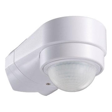 Vonkajší senzor pohybu infračervený 240° 600W/230V IP65 biela