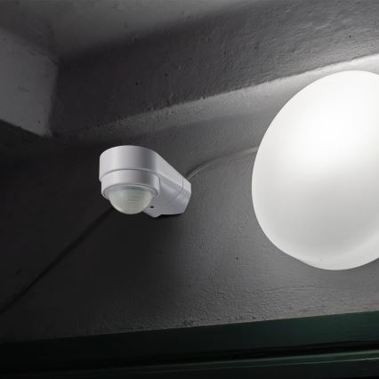 Vonkajší senzor pohybu infračervený 240° 600W/230V IP65 biela