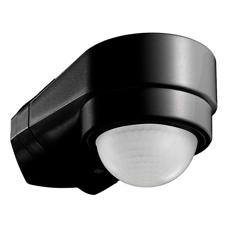 Vonkajší senzor pohybu infračervený 240° 600W/230V IP65 čierna