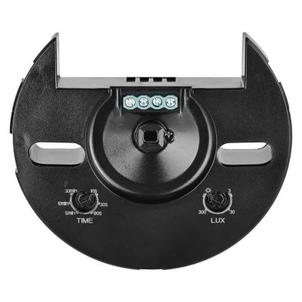 Vonkajší snímač pohybu a súmraku PIR 2000W/230V IP65 čierny