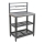 Vonkajší stolový modul 80x47x123 cm čierny/nerezový