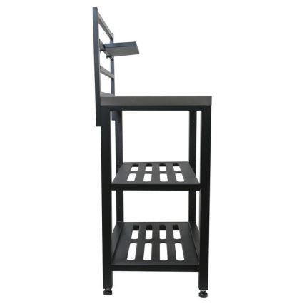Vonkajší stolový modul 80x47x123 cm čierny/nerezový