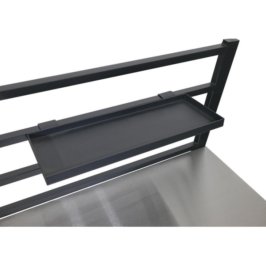 Vonkajší stolový modul 80x47x123 cm čierny/nerezový