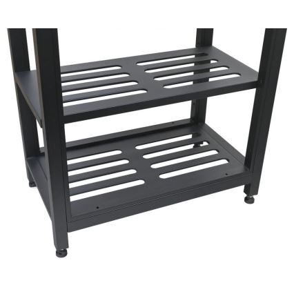 Vonkajší stolový modul 80x47x123 cm čierny/nerezový