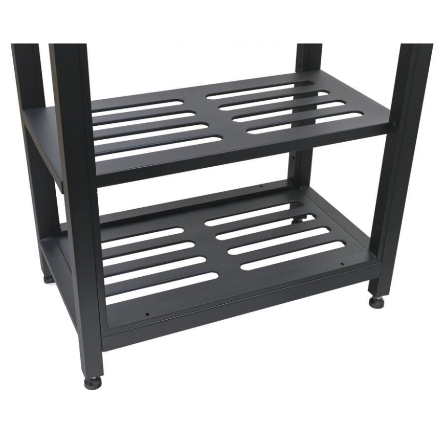 Vonkajší stolový modul 80x47x123 cm čierny/nerezový