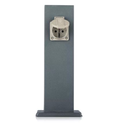 Vonkajší zásuvkový stĺpik SCHUKO 2Z 230V IP44