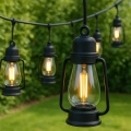 Vonkajšia dekoratívna svetelná reťaz GIRLANDA 20× LED 20 m IP44 teplá biela
