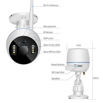 Vonkajšia inteligentná kamera RJ45 Wi-Fi/HD 1080p Tuya