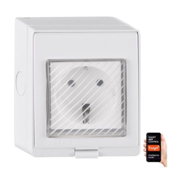 Vonkajšia inteligentná zásuvka SMART 3680W/230V Wi-Fi Tuya IP55