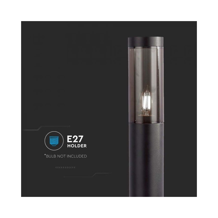 Vonkajšia lampa 1xE27/18W/230V IP44 100 cm