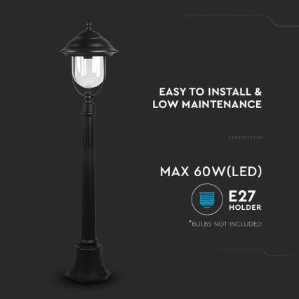 Vonkajšia lampa 1xE27/60W/230V 111 cm IP44