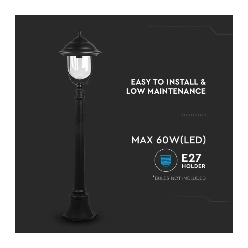 Vonkajšia lampa 1xE27/60W/230V 111 cm IP44