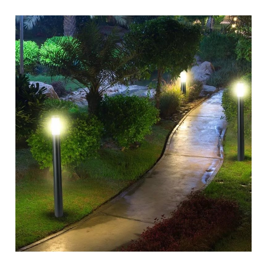 Vonkajšia lampa 1xE27/60W/230V IP44 110cm čierna