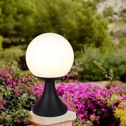Vonkajšia lampa 1xE27/60W/230V IP44 33 cm čierna