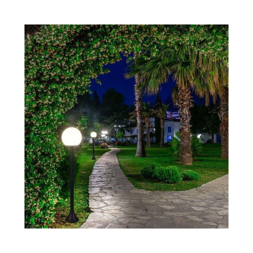 Vonkajšia lampa 1xE27/60W/230V IP44 97 cm čierna