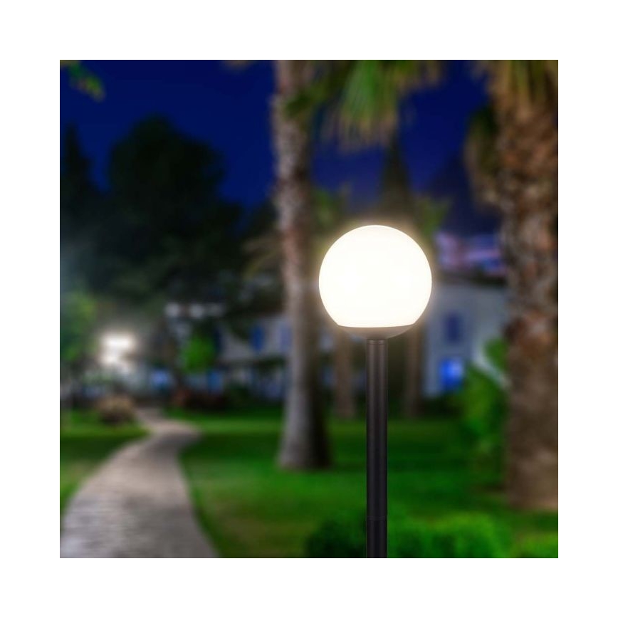 Vonkajšia lampa 1xE27/60W/230V IP44 97 cm čierna