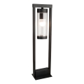 Vonkajšia lampa 1xE27/60W/230V IP44 čierna/dymová hnedá