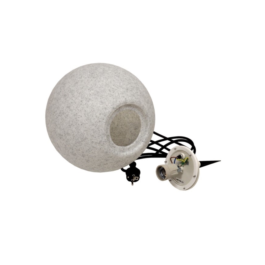 Vonkajšia lampa 1xE27/60W/230V IP44, priemer 30 cm