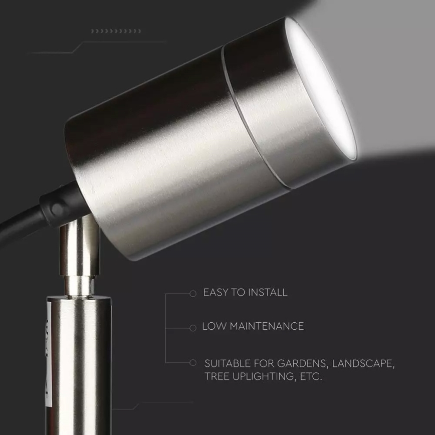 Vonkajšia lampa 1xGU10/35W/230V IP44
