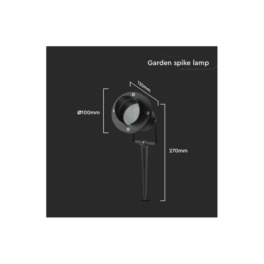 Vonkajšia lampa 1xGU10/35W/230V IP65