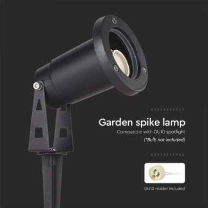 Vonkajšia lampa 1xGU10/35W/230V IP65