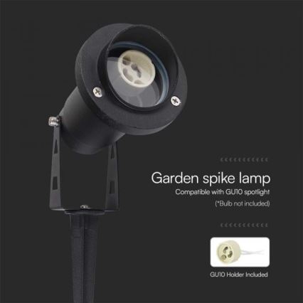 Vonkajšia lampa 1xGU10/35W/230V IP65