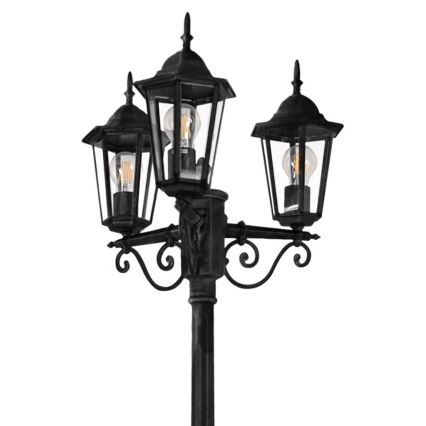 Vonkajšia lampa LIGURIA 3xE27/20W/230V IP43 2,5m