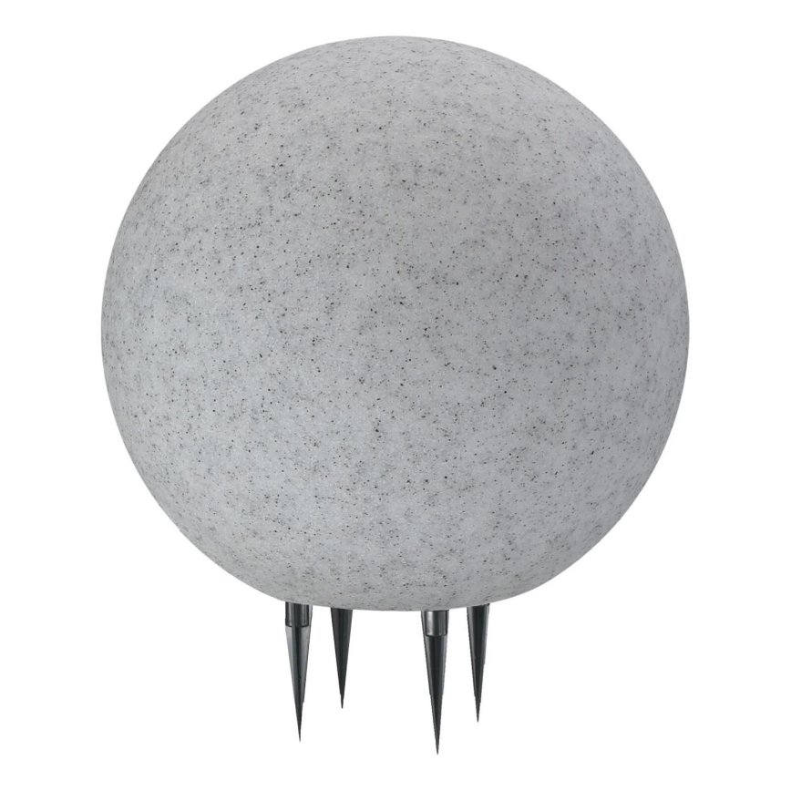 Vonkajšia lampa ARGENTO 1xE27/15W/230V pr. 30 cm IP65 šedá