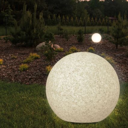 Vonkajšia lampa ARGENTO 1xE27/15W/230V pr. 30 cm IP65 šedá