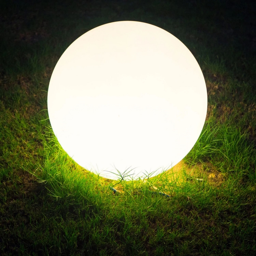 Vonkajšia lampa ARGENTO 1xE27/15W/230V pr. 40 cm IP65 biela