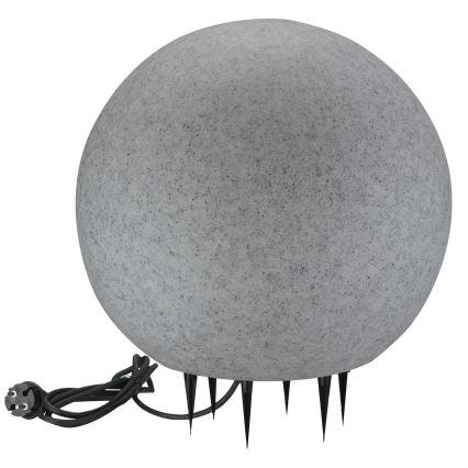 Vonkajšia lampa ARGENTO 1xE27/15W/230V pr. 50 cm IP65 šedá