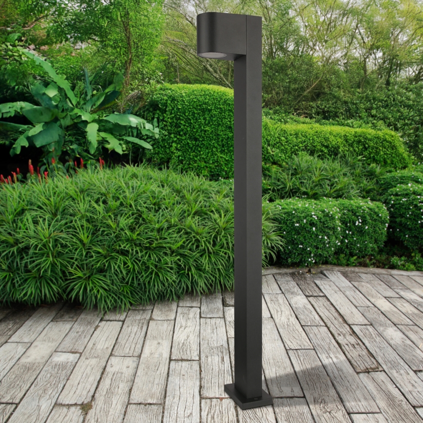 Vonkajšia lampa BOSTON 1xGU10/10W/230V 80 cm IP54 čierna