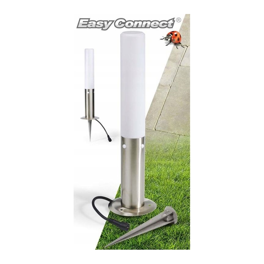 Vonkajšia lampa EASY CONNECT 1xE27/20W/230V IP44 nerez