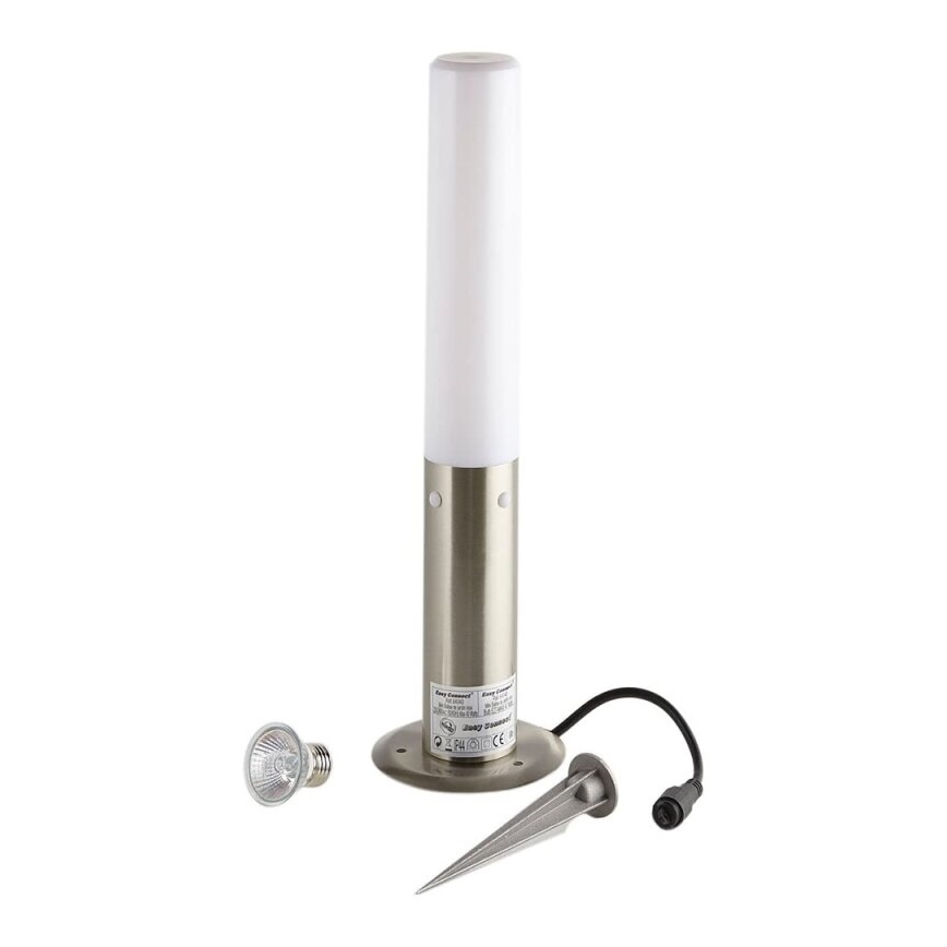 Vonkajšia lampa EASY CONNECT 1xE27/20W/230V IP44 nerez