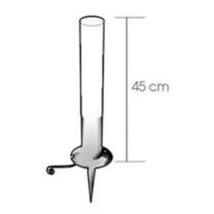 Vonkajšia lampa EASY CONNECT 1xE27/20W/230V IP44 nerez
