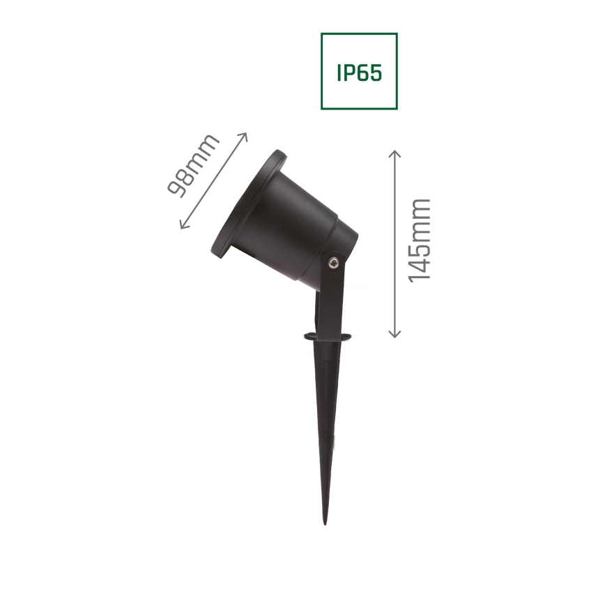 Vonkajšia lampa FLORI 1xGU10/6W/230V IP65