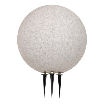Vonkajšia lampa KULA 1xE27/60W/230V pr. 40 cm IP44 sivá