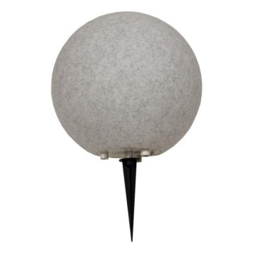 Vonkajšia lampa KULA 1xE27/60W/230V, priemer 30 cm, IP44, sivá