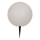 Vonkajšia lampa KULA 1xE27/60W/230V, priemer 35 cm, IP44, biela