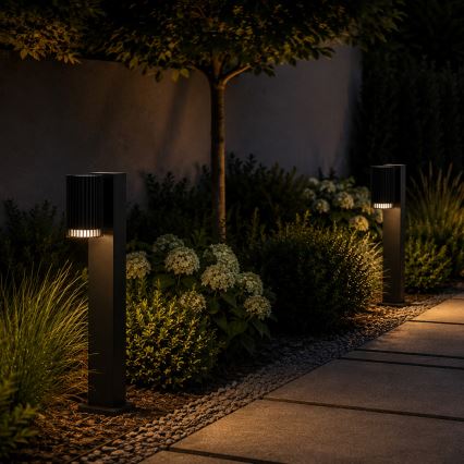 Vonkajšia lampa LANTHEA 1xGU10/11W/230V IP44 50 cm čierna