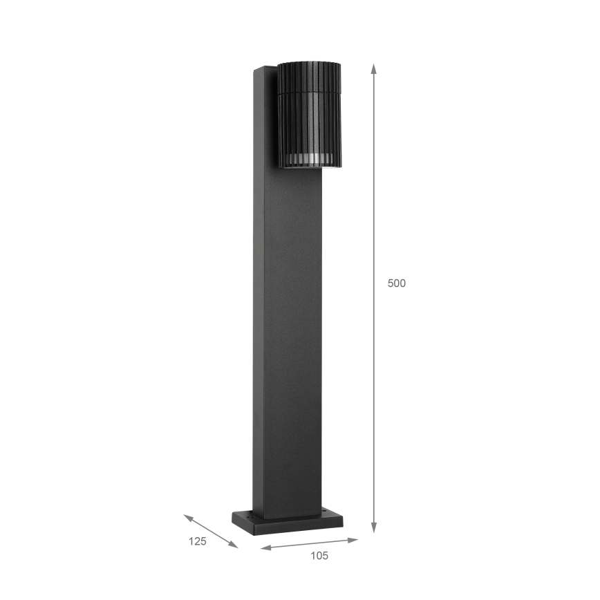 Vonkajšia lampa LANTHEA 1xGU10/11W/230V IP44 50 cm čierna