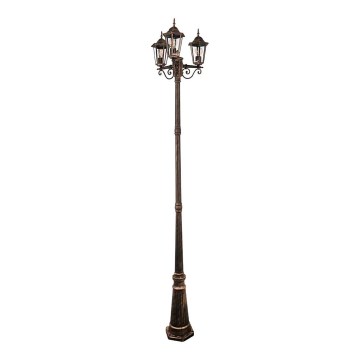 Vonkajšia lampa LIGURIA 3xE27/60W/230V IP43 2,5m patina