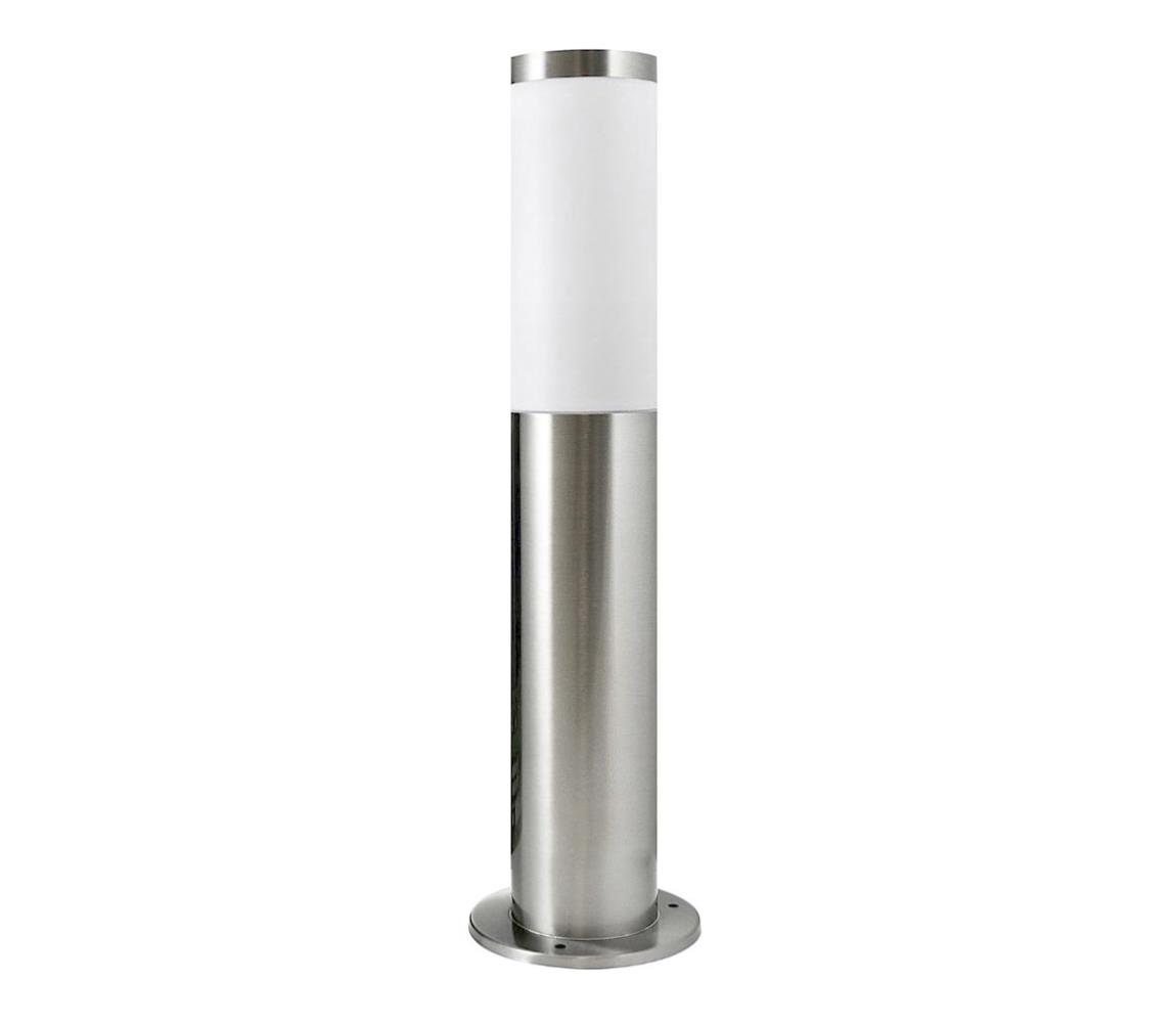 Vonkajšia lampa LIVIA 1xE27/10W/230V 45 cm IP44 strieborná 200501