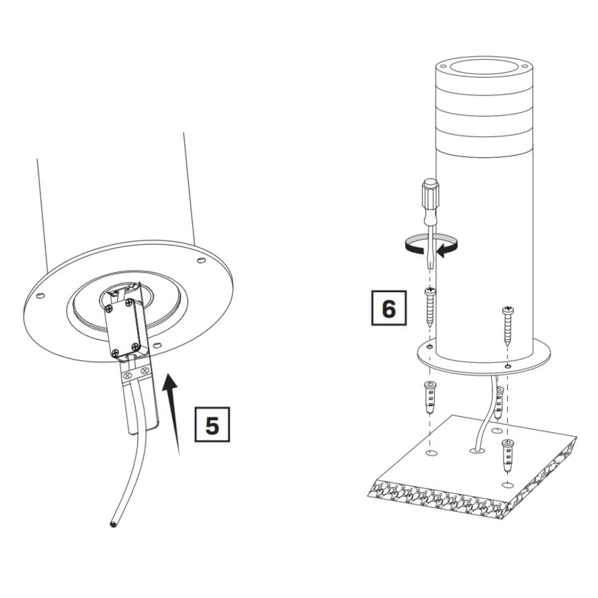Vonkajšia lampa RINO 1xE27/12W/230V IP54 74 cm čierna