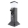 Vonkajšia lampa s 2 zásuvkami 1xE14/15W/230V IP44 čierna