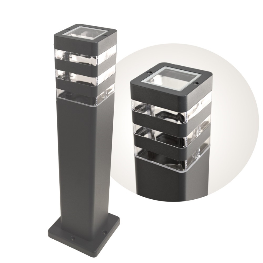 Vonkajšia lampa SANTA 1xE27/60W/230V 50 cm IP54 antracit