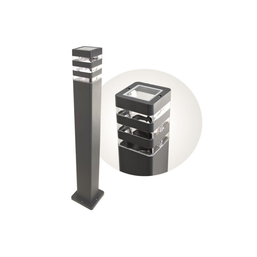 Vonkajšia lampa SANTA 1xE27/60W/230V IP54 79,5 cm antracit