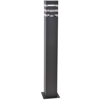 Vonkajšia lampa so senzorom TEKSAS 1xE27/12W/230V IP44 74 cm grafit